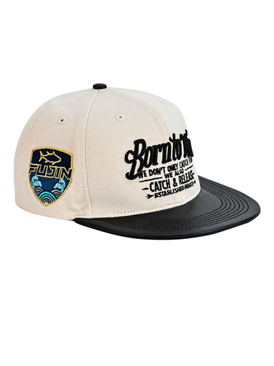 Fujin BTW Leather Visor Şapka Dirty White