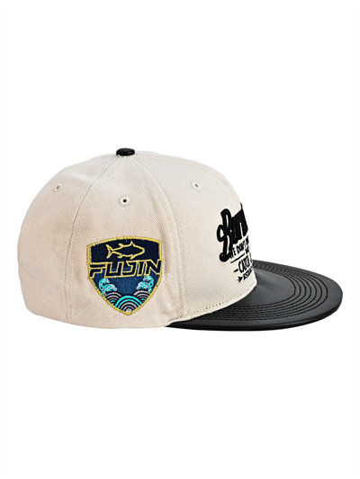 Fujin BTW Leather Visor Şapka Dirty White