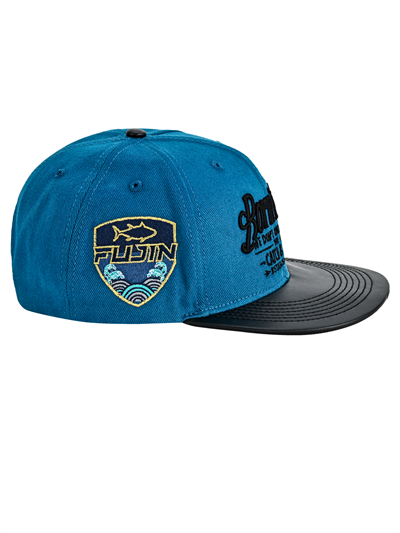 Fujin BTW Leather Visor Şapka Indigo