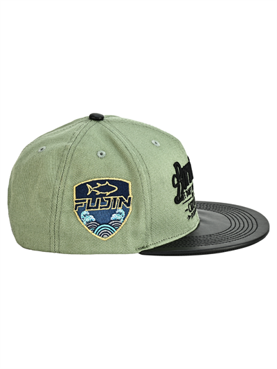 Fujin BTW Leather Visor Şapka Light Green