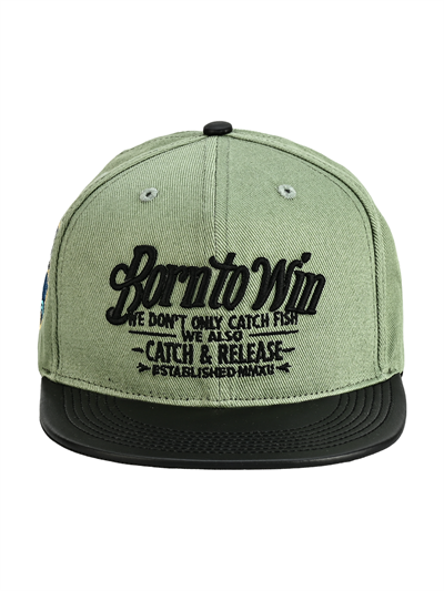 Fujin BTW Leather Visor Şapka Light Green