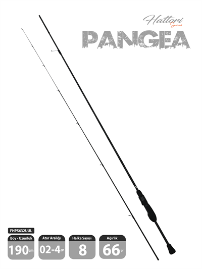 Fujin Fujin Pangea 190cm 02-4gr LRF Kamışı 632UUL