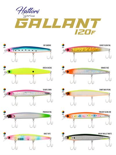 Fujin Gallant 120F 19gr #256 Twilight Glow Line