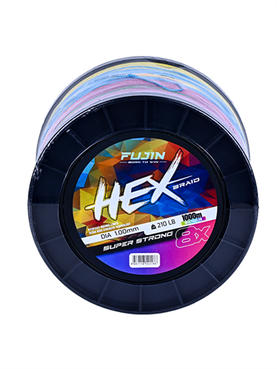 Fujin Hex 8X 1000Mt. 0.26mm Multicolor Pe Line