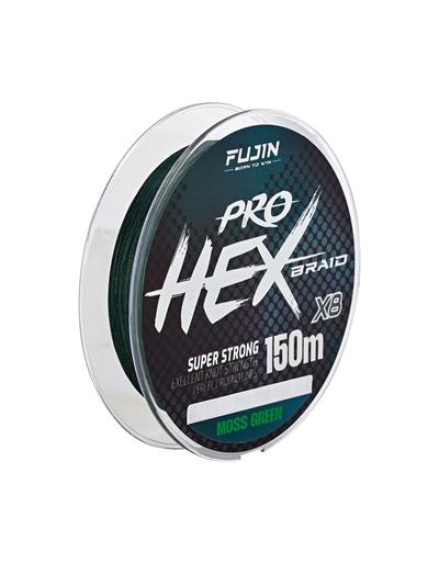 Fujin Hex Pro 8X 150Mt. 0.11mm Moss green Pe Line