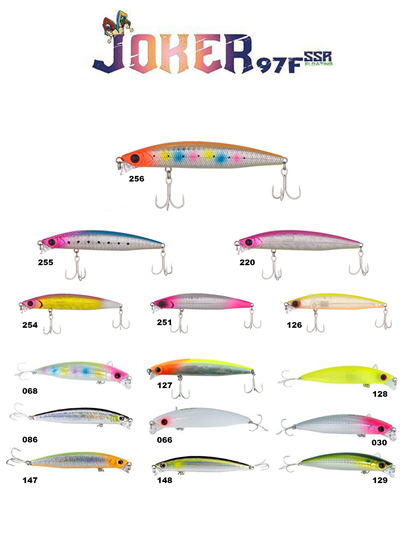 Fujin Joker 97mm 12.6gr SSR Floating Maket Balık