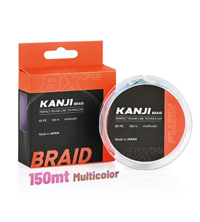 Fujin Kanji 8X 150MT 0.165mm Multi Color Pe Line