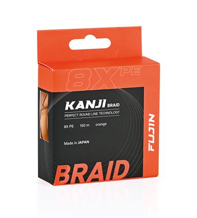 Fujin Kanji 8X 150MT 0.128mm Orange Pe Line