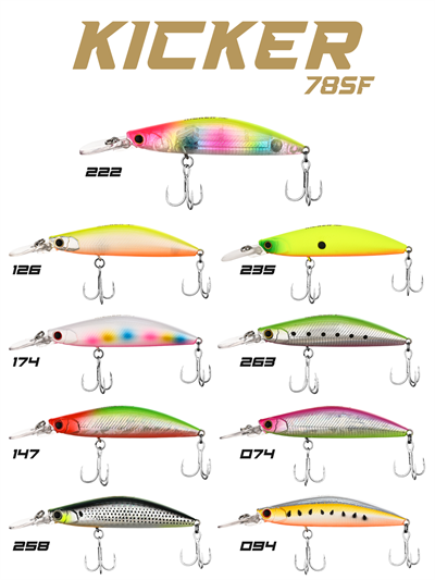 Fujin Kicker SF 78mm 10.6gr #126 Chart Back Pearl