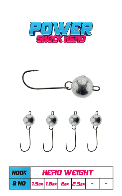 Fujin Power Shockhead #8 2,5gr Hareketli Jighead