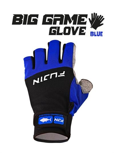Fujin Pro Angler S24 Big Game Gloves Blue #S/M