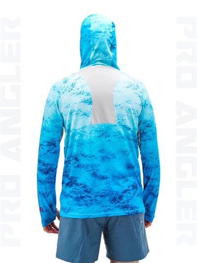 Fujin Pro Angler S24 Buff&Hoodie Blue Wave