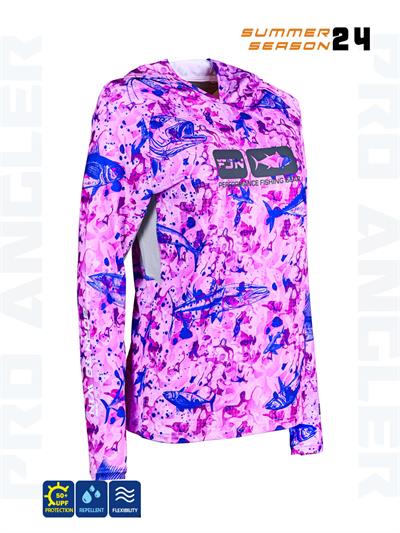 Fujin Pro Angler S24 Women Hooded Echo Purple 