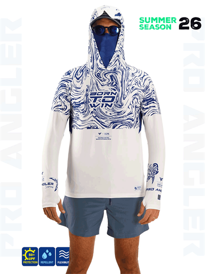 Fujin Pro Angler S26 Buff&Hoodie Izohips W/B #S