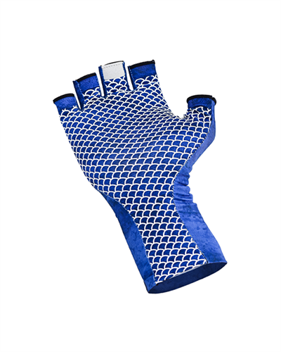 Fujin Pro Angler Summer Gloves Blue #M/L
