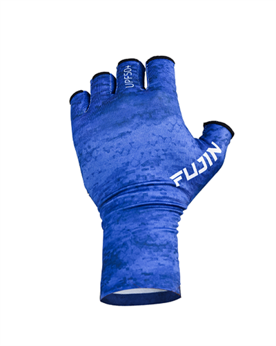 Fujin Pro Angler Summer Gloves Blue #M/L