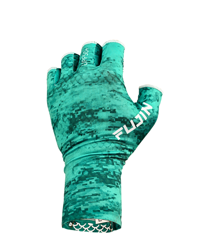 Fujin Pro Angler Summer Gloves Green #M/L