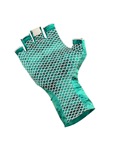 Fujin Pro Angler Summer Gloves Green #M/L