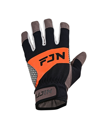 Fujin Pro Angler Trolling Gloves Black #M/L