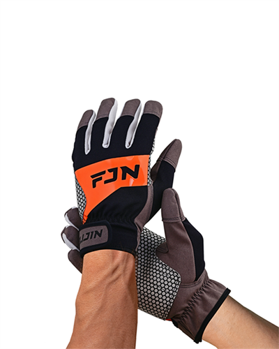 Fujin Pro Angler Trolling Gloves Black #M/L