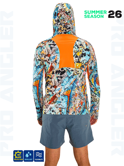 Fujin Rolla S26 Buff&Hoodie Makai Orange #S