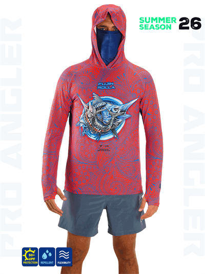 Fujin Rolla S26 Buff&Hoodie Swordfish Red #S
