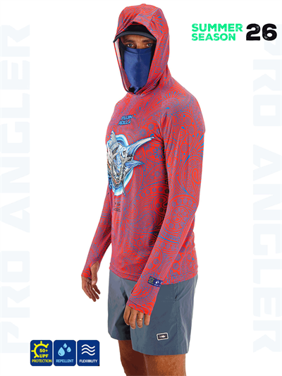 Fujin Rolla S26 Buff&Hoodie Swordfish Red #S