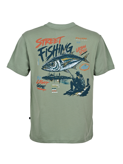 Fujin S26 Street Fishing T-Shirt Green