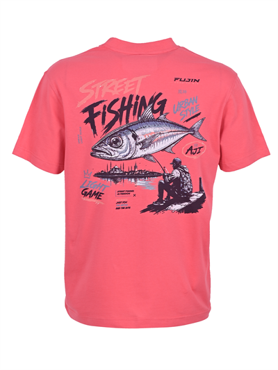 Fujin S26 Street Fishing T-Shirt Scarlet