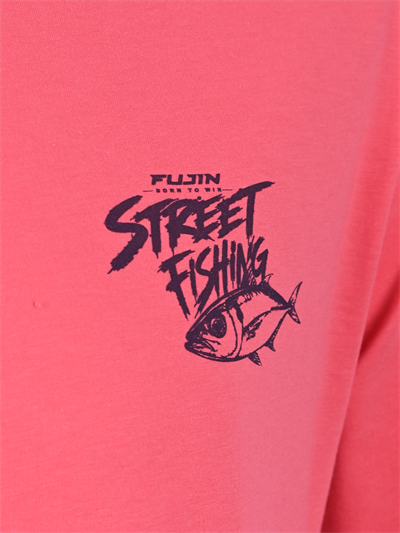 Fujin S26 Street Fishing T-Shirt Scarlet