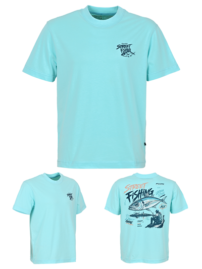 Fujin S26 Street Fishing T-Shirt Turquoise
