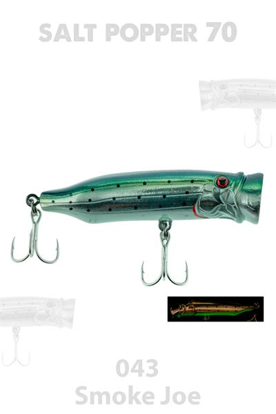 Fujin Salt Popper 70mm 9.5gr Su Üstü Maket Balık