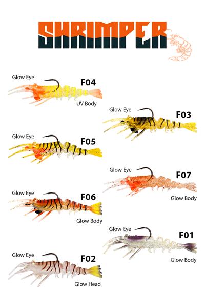 Fujin Shrimper 75mm 3.5gr #F01 Jelly