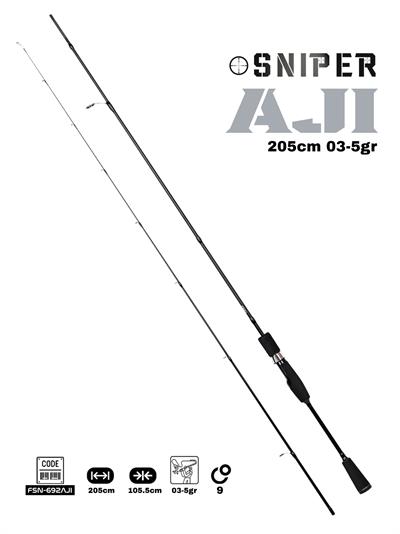 Fujin Sniper 205cm 03-5gr LRF Kamışı