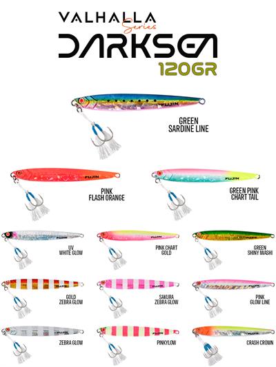 Valhalla Darksea 120gr MT04 Zebra Glow Jig