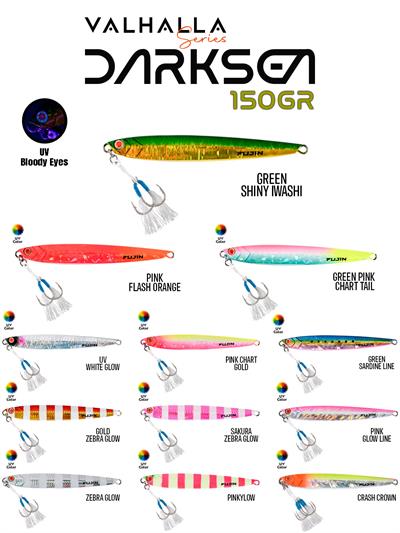 Valhalla Darksea 150gr MT04 Zebra Glow Jig
