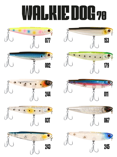 Fujin Walkie Dog 70mm 8.2gr #153 BB Anchovy