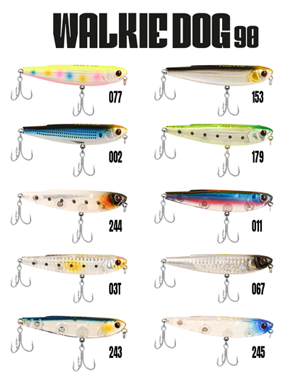 Fujin Walkie Dog 95mm 12gr #153 BB Anchovy