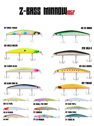 Fujin Z-Bass Minnow 125F 21gr Maket Balık