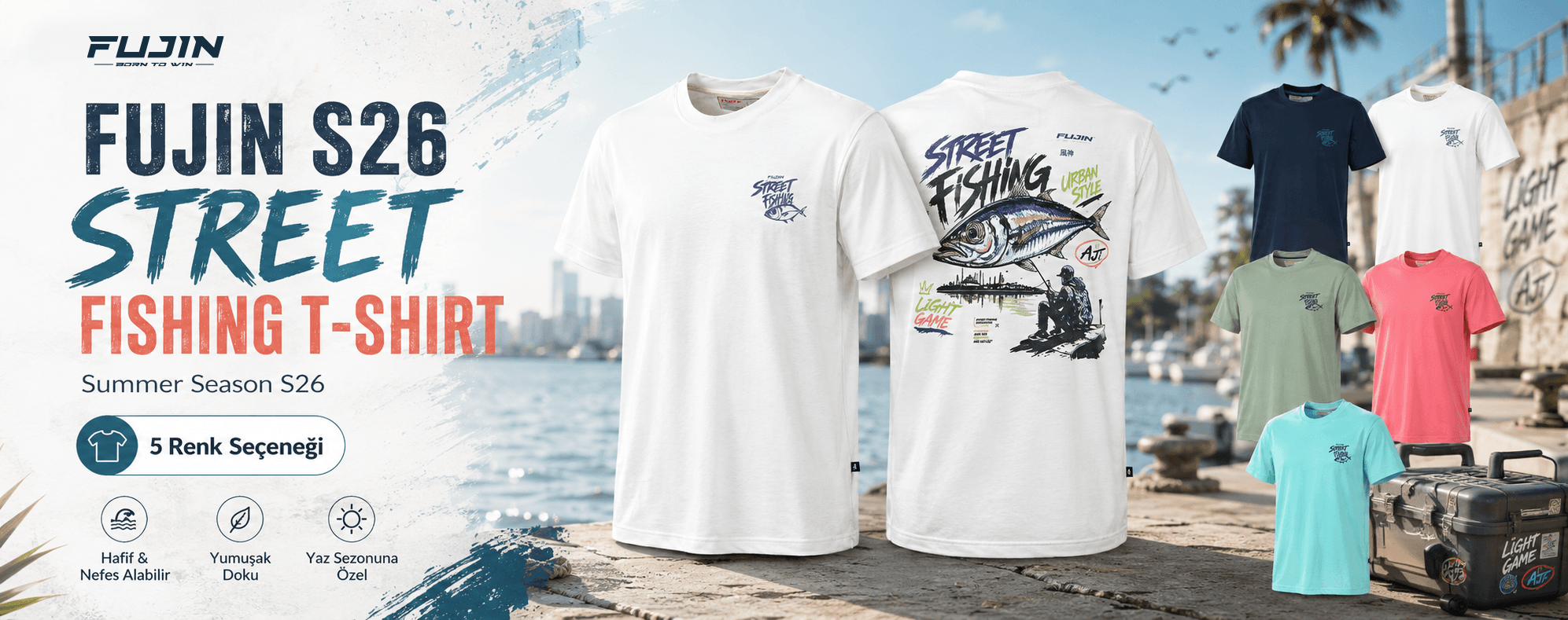 Fujin Street Fishing T-Shirt