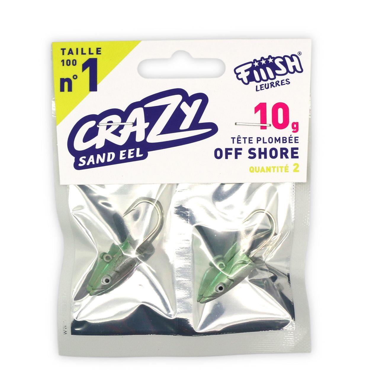 Crazy Sandeel CSE100/1 CSE217 10gr Off Shore Jig Head