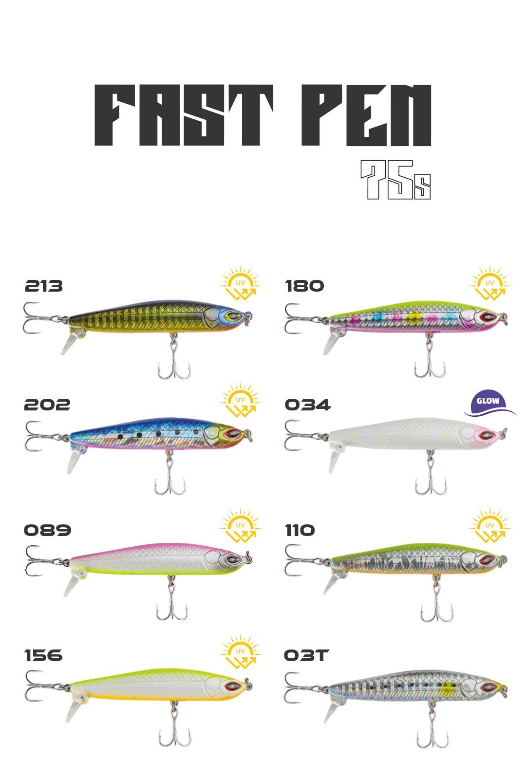 Fujin FastPen 75mm 14gr #034 Glow Purple