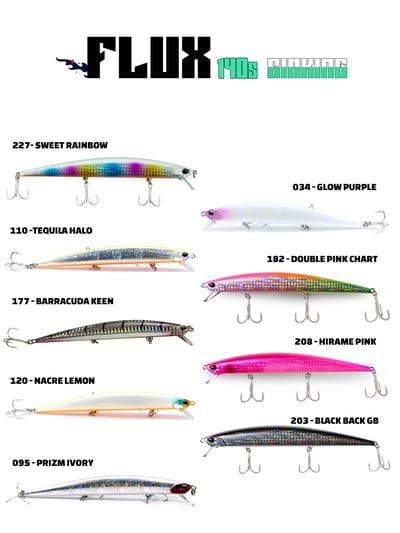 Fujin Flux 140S 140mm 21gr #277 Sweet Rainbow