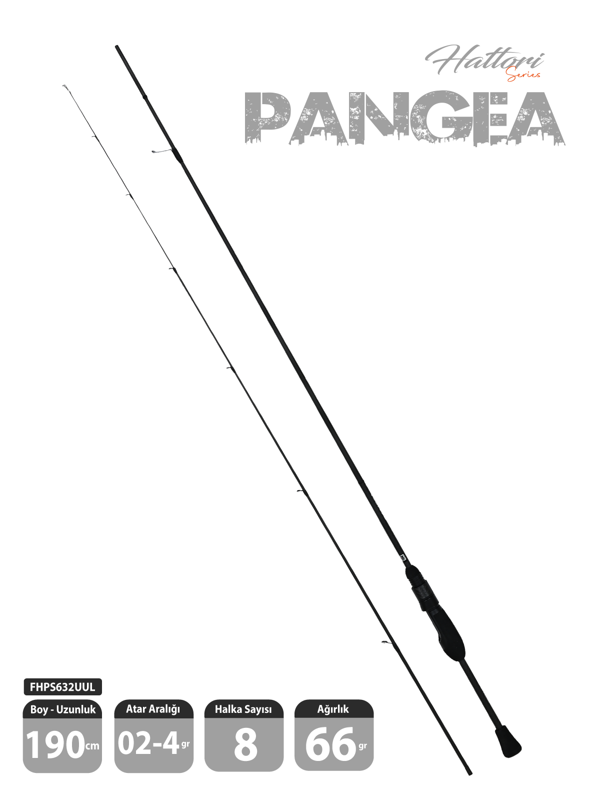 Fujin Fujin Pangea 190cm 02-4gr LRF Kamışı 632UUL