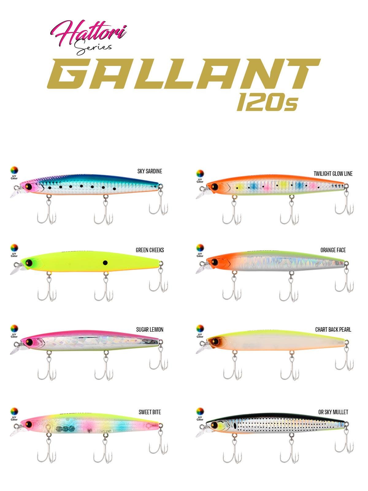 Fujin Gallant 120S 21gr #256 Twilight Glow Line