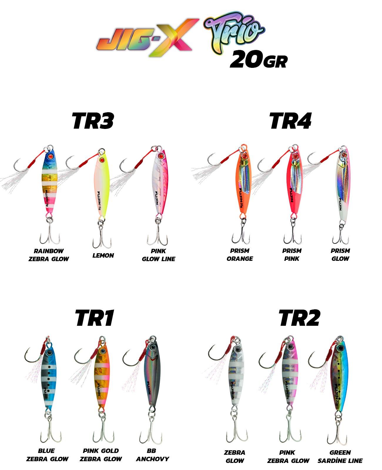 Fujin Jig-X Trio Micro Jig 20gr TR1