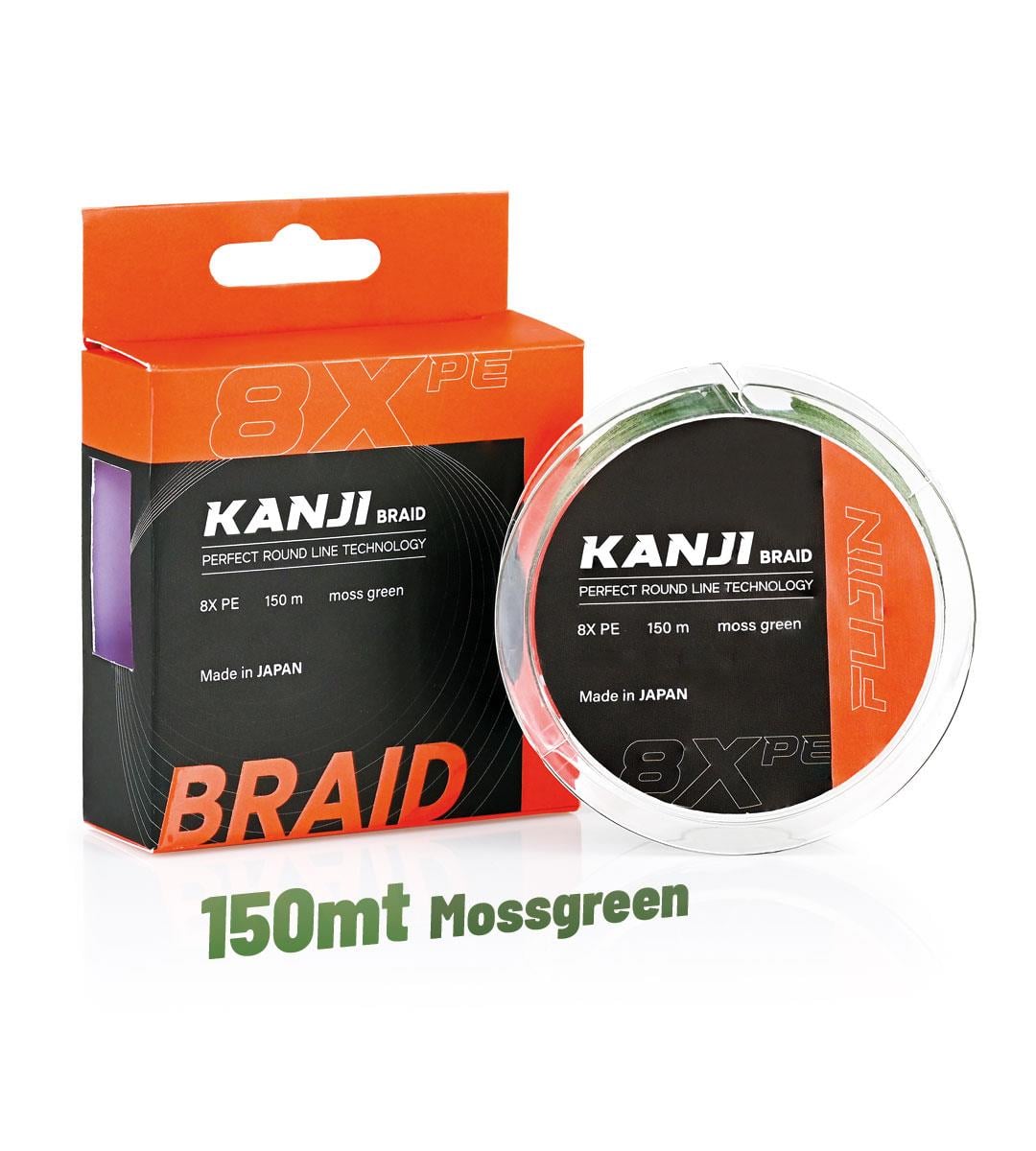 Fujin Kanji 8X 150MT 0.128mm Moss Green Pe Line
