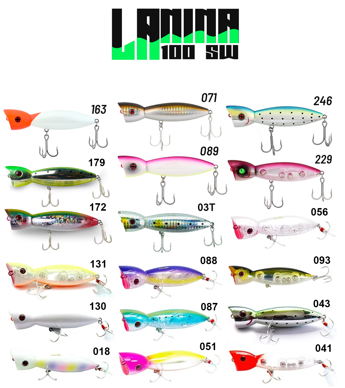 FUJIN La-Nina Maket Balık Su Üstü Popper