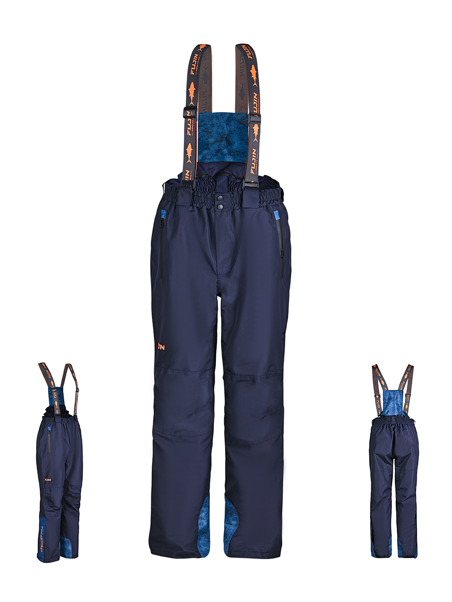 Fujin Pro Angler Pants Grey Wave #Small