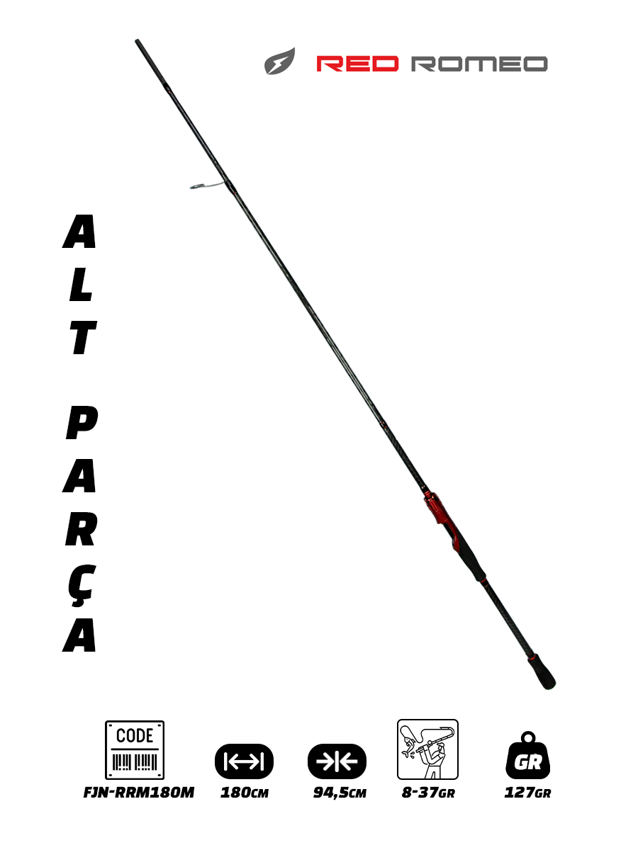 Fujin Red Romeo 180cm 8-37gr Alt Parça